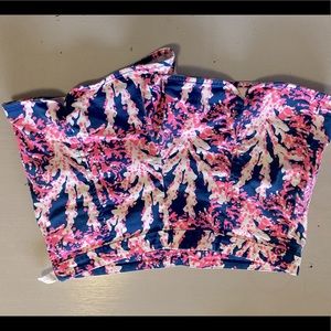 Navy and Pink Lilly Shorts